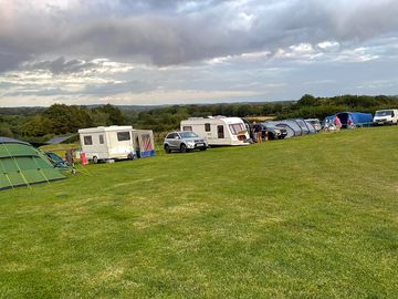 Grass pitches with electric hook-ups