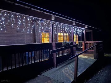 Christmas at the log cabins