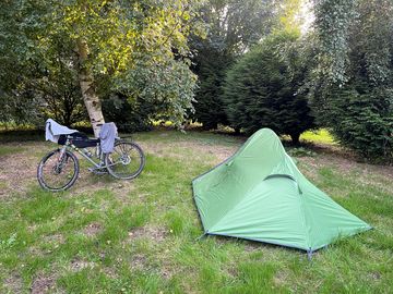 Pitching amongst the trees makes for a wild feeling