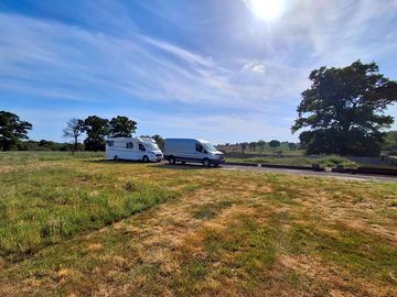 Motorhomes on pitch 2