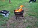 Evening fire