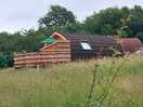 View of the glamping pod