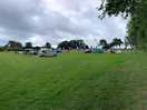 A panoramic view of the campsite.