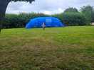 Our pitch in a lovely spot