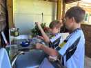 Washing up area - slavery