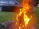 Fire pit evening