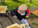 Playing with toys