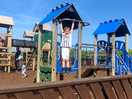Callum in park aving fun