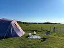 Sea view, with plenty of room for all pitches.