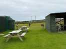 Picnic benches & cute little donkeys!