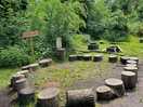 Forest school story circle