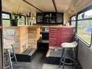 Bar inside the bus