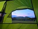 View from out tent .