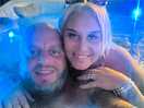 Relaxing hot tub birthday wo
