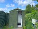 Shower hut, electric shower works well. the hut is a bit dark and door didn’t lock, but was ok.