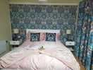 The bedroom in the hut. bed was so comfy best nites sleep we had in a while.