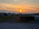 Sunset over the rally field