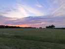 Sunset at the site