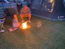 Can hire camp fire