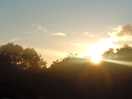End of day sun
