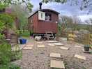 Looking at the shepherds hut