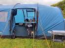 Tent pitch spacious