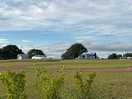 View of grass tent pitches