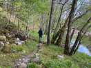 Beautiful river walk next to the campsite