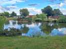 The lake on site.