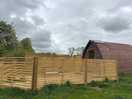 Fully secure decking area.