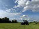 View of the campsite from the bun car park