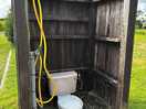 Outside toilets