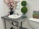 Spacious toilets