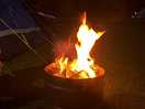 Log fire was great