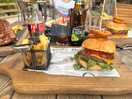 Zaka burger van het restaurant