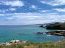 The amazing coast line across the road from the site