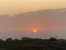 Sunset from road adjoining campsite