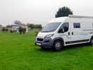 Van all set up and levelled.