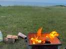 On site fire pit