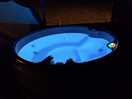 Jacuzzi in night time.