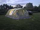 Plenty of space setting up for a weekend break