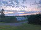 Across the motor home field.