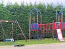 Play area, soon to be more securely fenced in apparently
