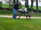 Bench near our pitch