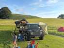 View back towards farm and animals pastures.