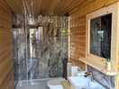 Shower and toilet