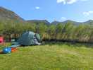 Tent on pitch