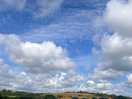 Our view from our decking outside the yurt