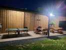 Shared bbq and sitting area