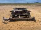 Tank on beach
